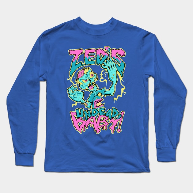 Undead Zed Long Sleeve T-Shirt by JakGibberish